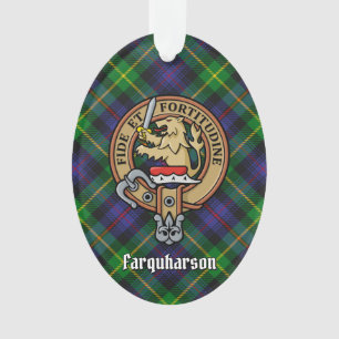 Clan Farquharson Crest sur l'ornement du Tartan