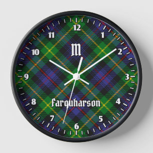 Clan Farquharson Tartan Grande horloge