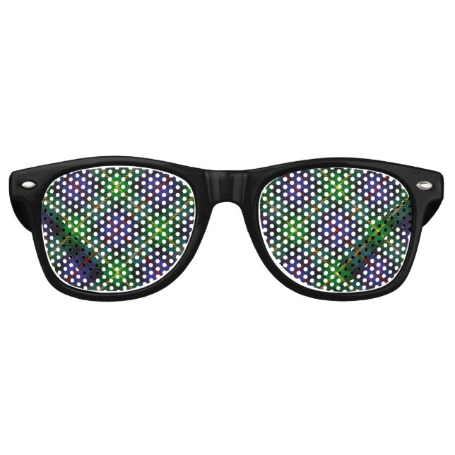 Clan Farquharson Tartan Retro Lunettes de soleil (Devant)