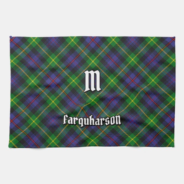 Clan Farquharson Tartan Serviette de cuisine (Horizontal)
