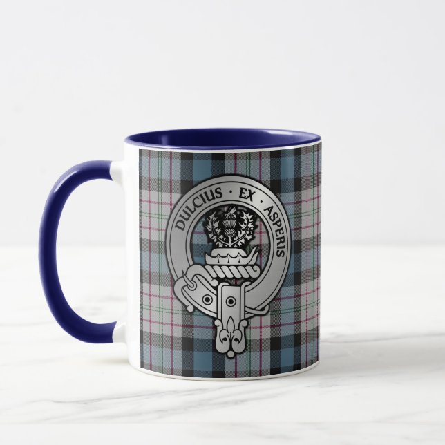 Clan Ferguson Crest & Dress Tartan Mug (Gauche)