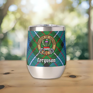 Clan Ferguson Crest sur Tartan