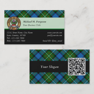 Clan Ferguson Tartan Carte de visite