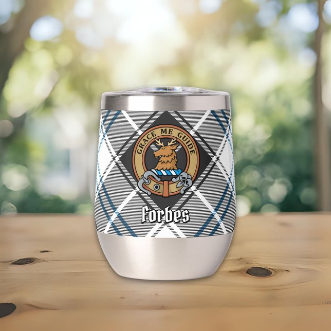 Clan Forbes Crest sur la robe Tartan (Créateur téléchargé)