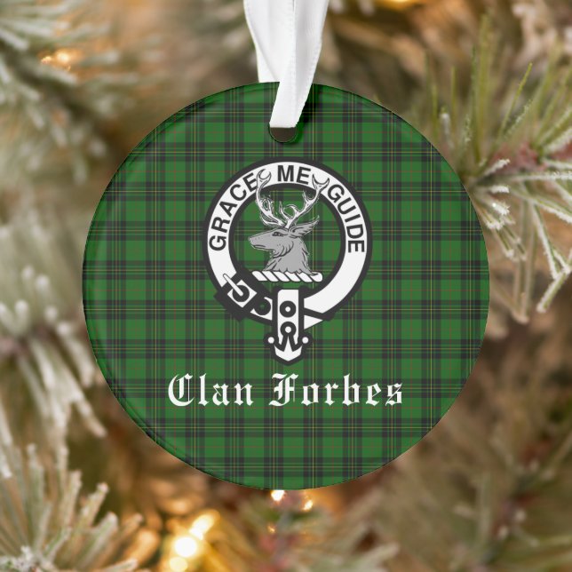Clan Forbes Tartan et Insigne de crête  (Arbre)