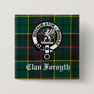 Clan Forsyth Crest Badge et Tartan