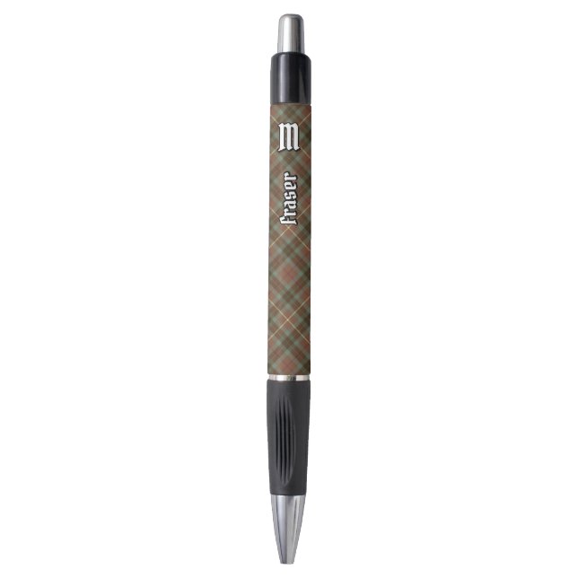 Clan Fraser Chasse Stylo Tartan Patiné (Devant (Vertical))