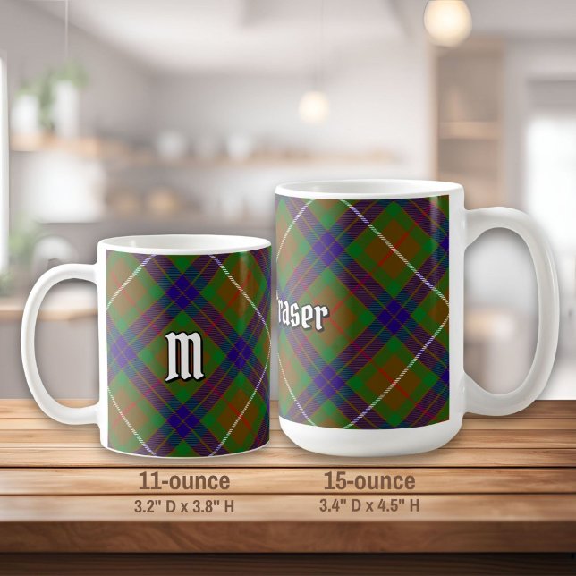 Clan Fraser Chasse Tartan Café Mug (Créateur téléchargé)