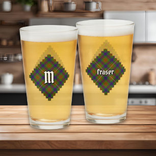 Clan Fraser Chasse Tartan Verre