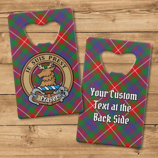 Clan Fraser de Lovat Crest sur Tartan (Créateur téléchargé)