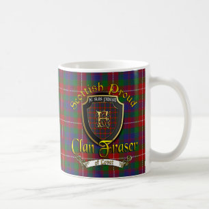 Clan Fraser de Lovat Scottish Fier Cups Mugs