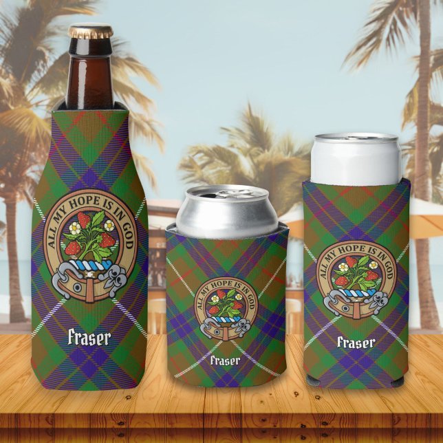 Clan Fraser Glacière de bouteille de crête (Créateur téléchargé)