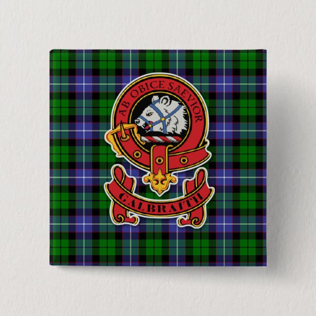 Clan Galbraith Bouton Badge (Devant)