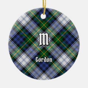 Clan Gordon habiller Tartan en céramique ornement