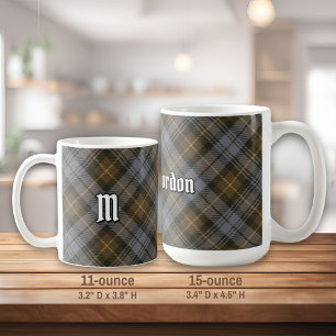 Clan Gordon Patiné Tartan Coffee Mug