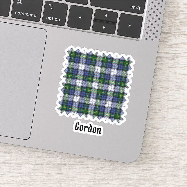 Clan Gordon Sticker Tartan (Détail)