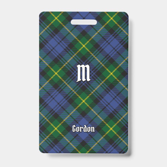 Clan Gordon Tartan Badge (Face)