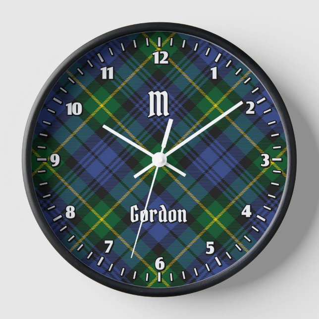 Clan Gordon Tartan Grande horloge (Recto)