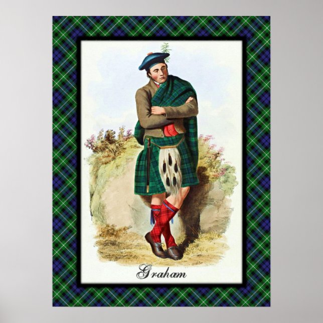 Clan Graham Scottish Dreams Poster (Devant)