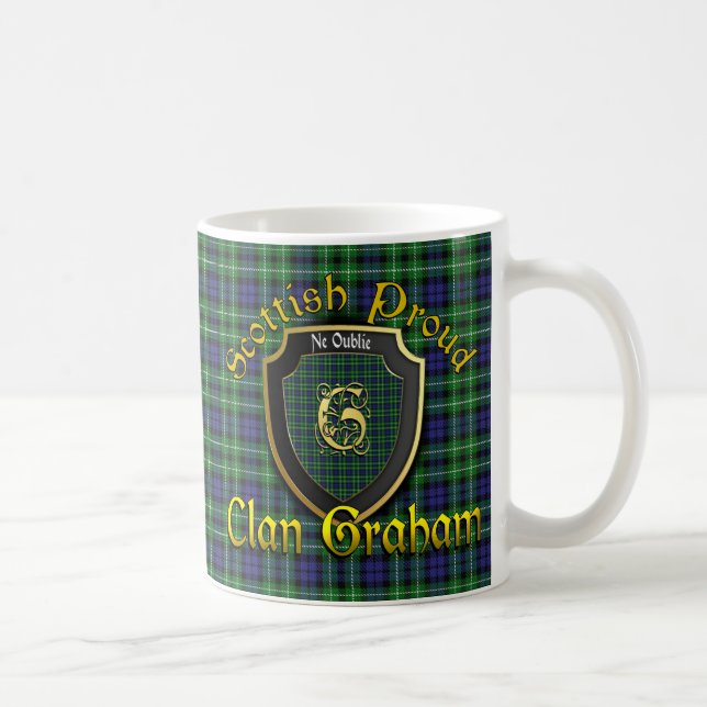 Clan Graham Scottish Fier Cups Mugs (Droite)