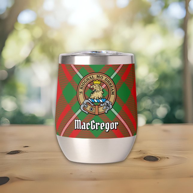 Clan Gregor Crest sur Tartan (Créateur téléchargé)