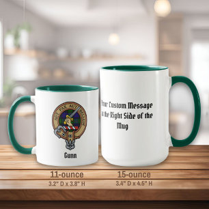 Clan Gunn Crest Mug