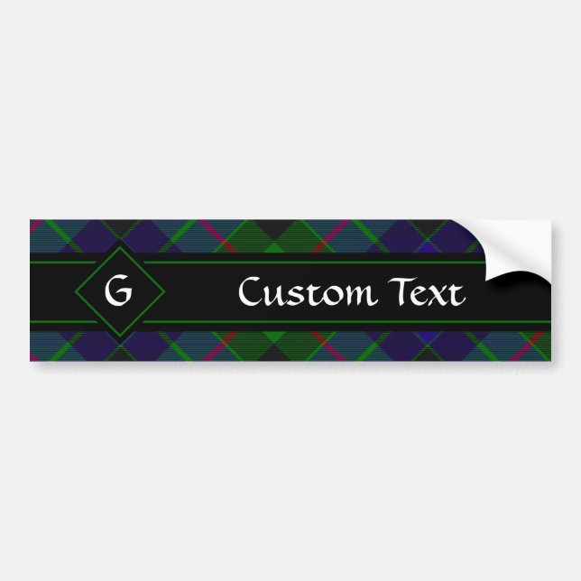 Clan Gunn Tartan Bumper Sticker (Devant)