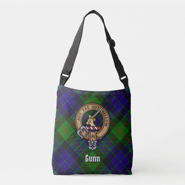 Clan Gunn Tartan Crossbody Sac (Devant)
