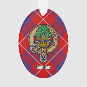 Clan Hamilton Crest au-dessus de l'ornement du tar