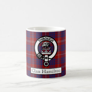Clan Hamilton Crest et Tartan II Coffee Mug
