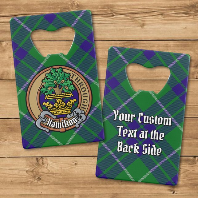 Clan Hamilton Crest sur la chasse Tartan (Créateur téléchargé)