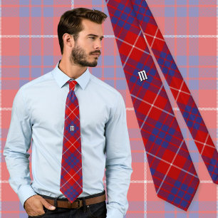 Clan Hamilton Red Tartan Cravate