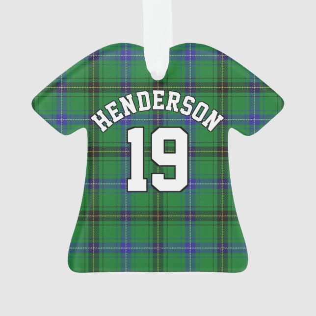 Clan Henderson Tartan Christmas Jersey (dos)