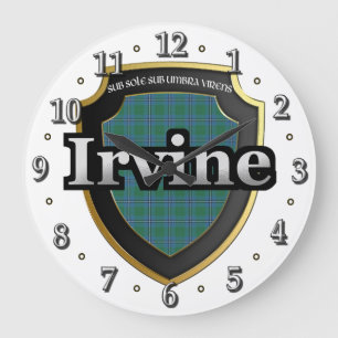 Clan Irvine Tartan Ecosse Dream Horloge