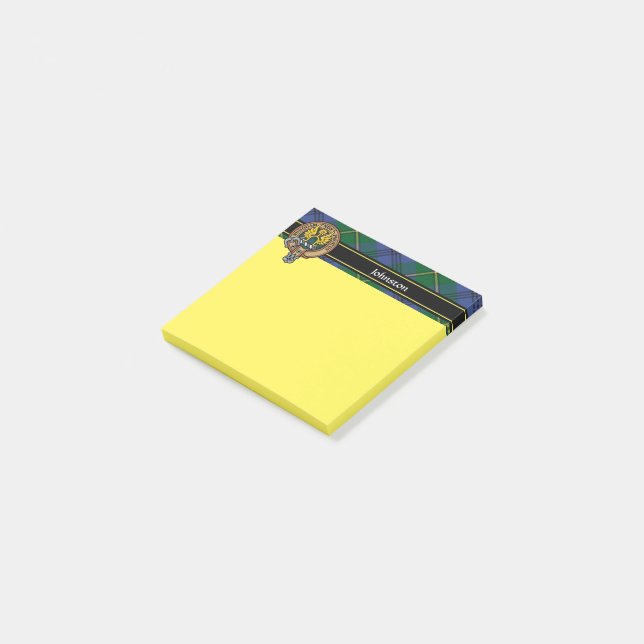Clan Johnston Crest Post-it Notes (Incliné)