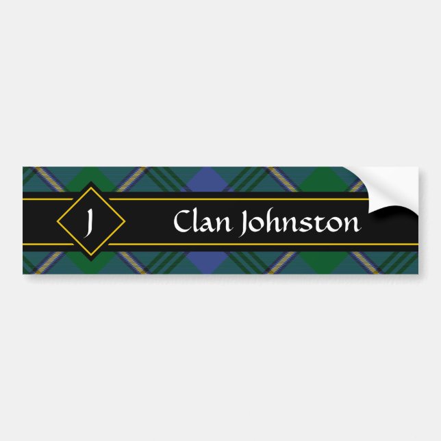 Clan Johnston Sticker Tartan (Devant)