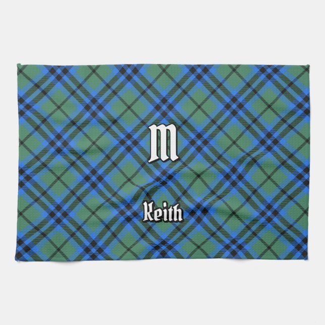 Clan Keith Tartan Serviette de cuisine (Horizontal)