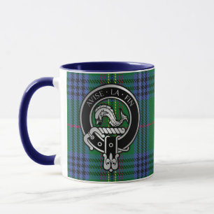 Clan Kennedy Crest & Tartan Mug