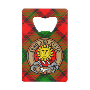 Clan Kerr Crest sur Tartan