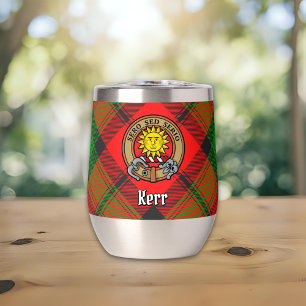 Clan Kerr Crest sur Tartan