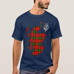 Clan Kerr Tartan Carte & T-shirt Crest