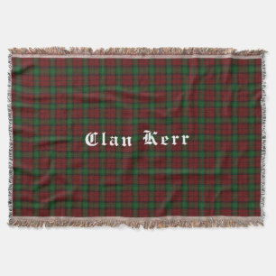 Clan Kerr Tartan Lancer la couverture