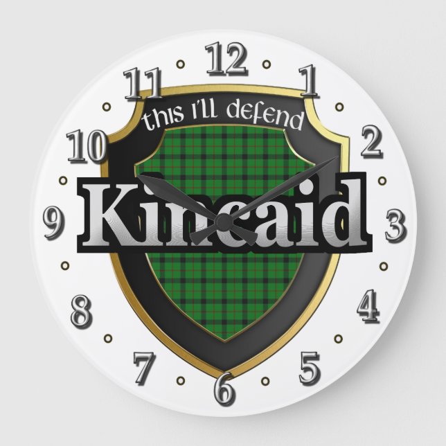 Clan Kincaid Tartan Ecosse Dream Horloge (Recto)