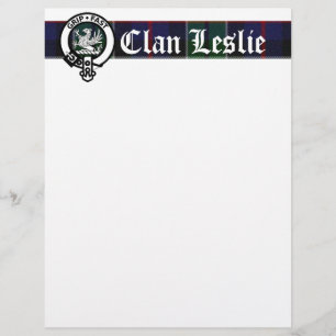 Clan Leslie Tartan & Crest