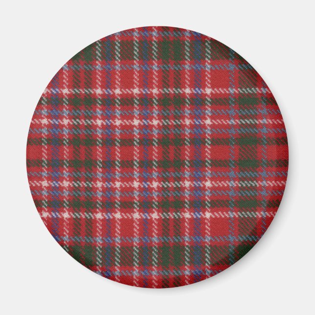 Clan MacAlister Tartan Magnet (Devant)