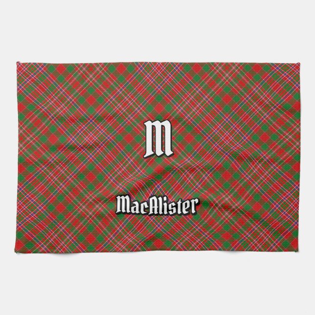 Clan MacAlister Tartan Serviette de cuisine (Horizontal)