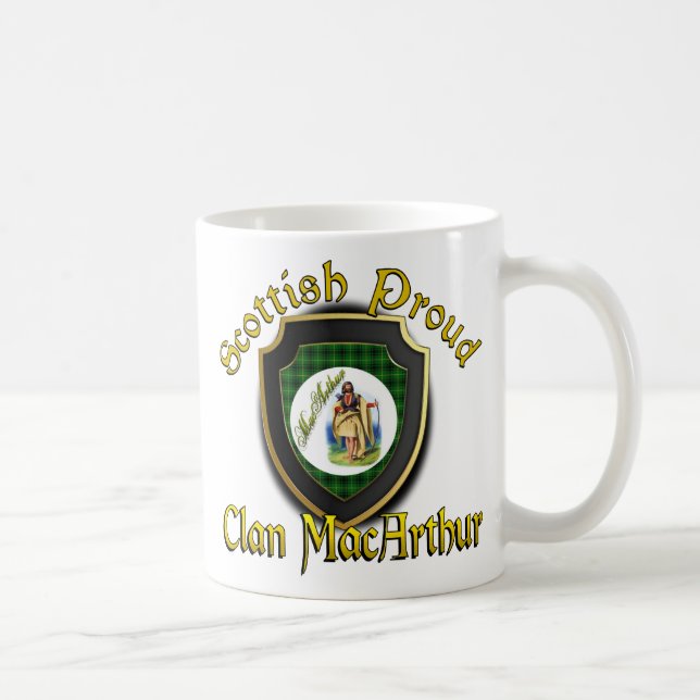 Clan MacArthur Scottish Fier Cups Mugs (Droite)