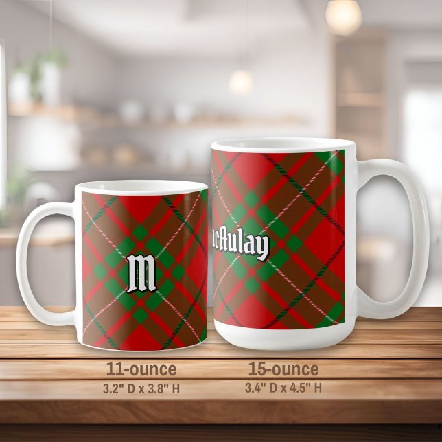 Clan MacAulay Tartan Coffee Mug (Créateur téléchargé)
