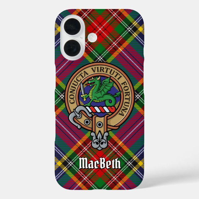 Clan MacBeth Crest Coque-Mate coque iphone (Verso)