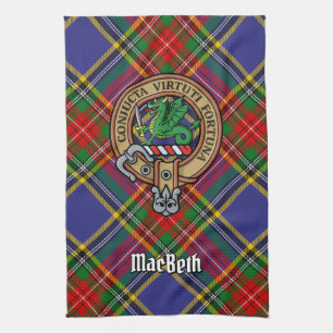 Clan MacBeth Crest Serviette de cuisine